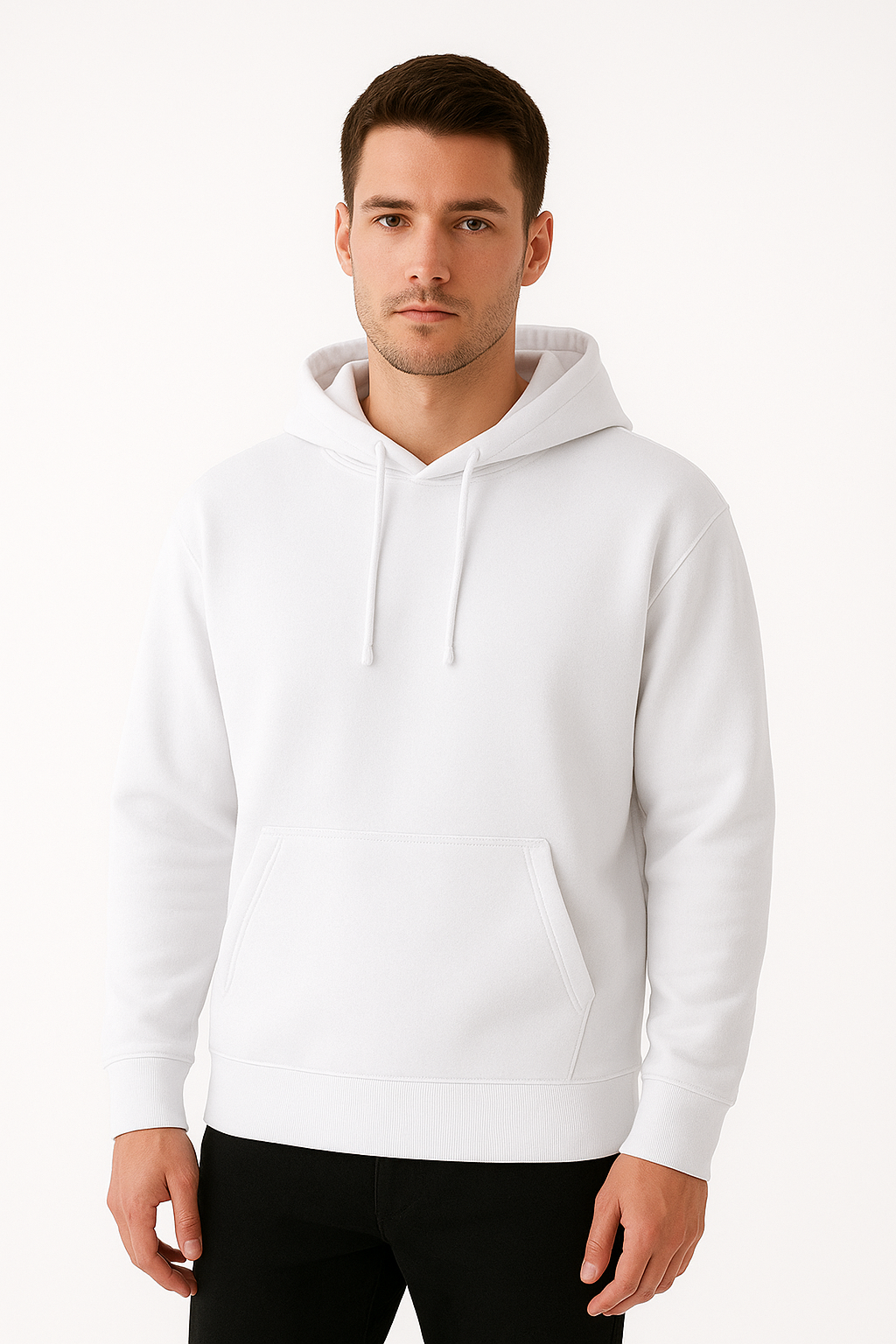 The Essential White Hoodie – Premium Comfort Fit