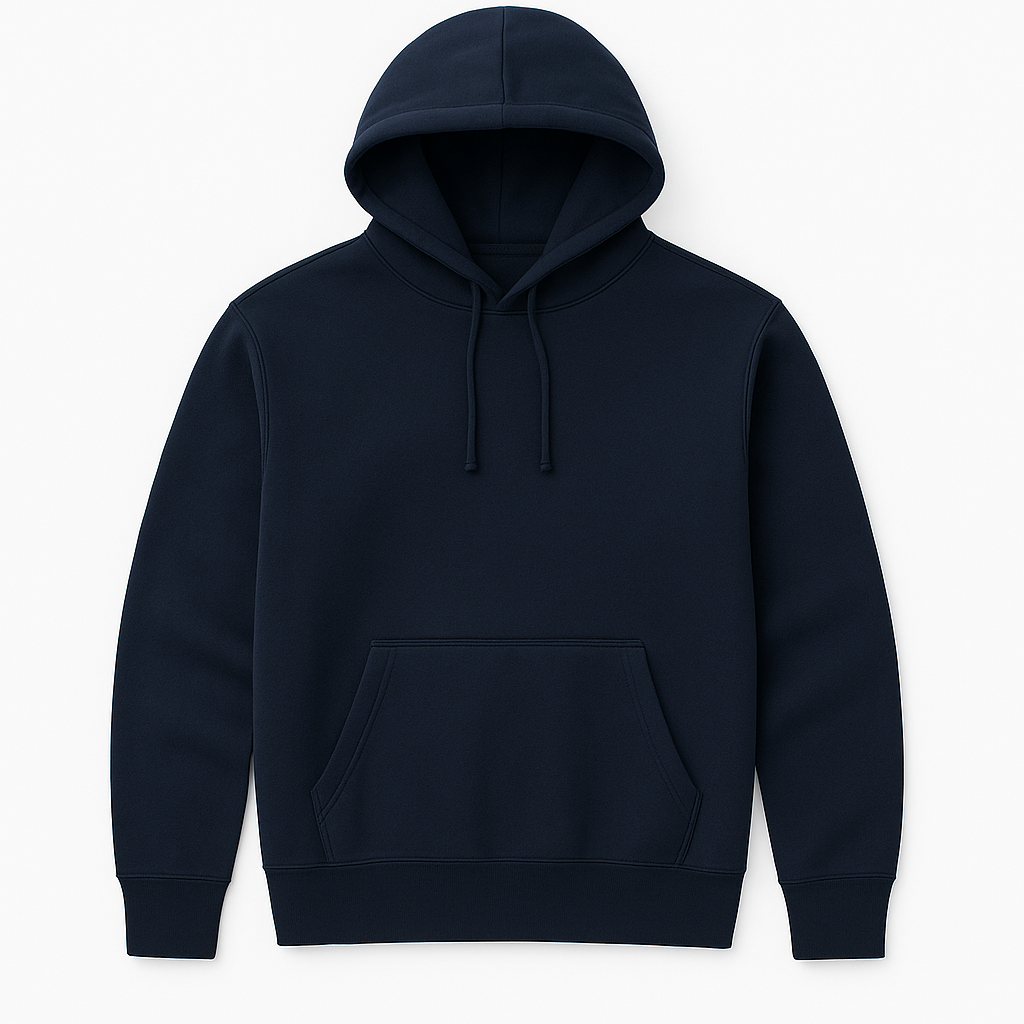The Essential Navy Hoodie – Premium Comfort Fit