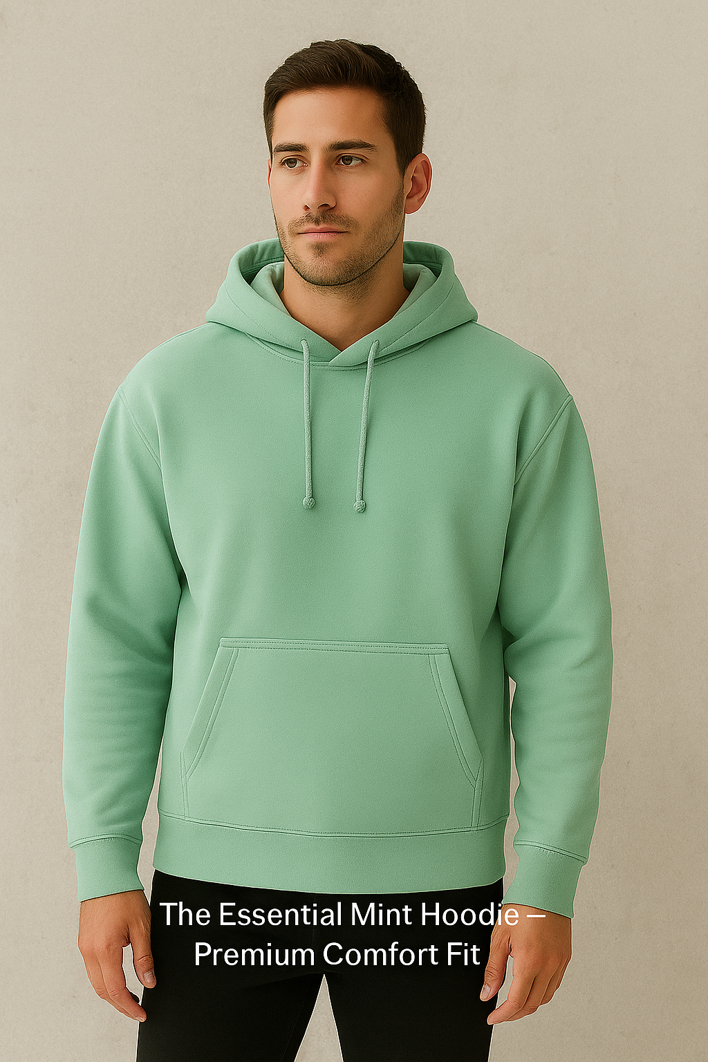 The Essential Mint Hoodie – Premium Comfort Fit