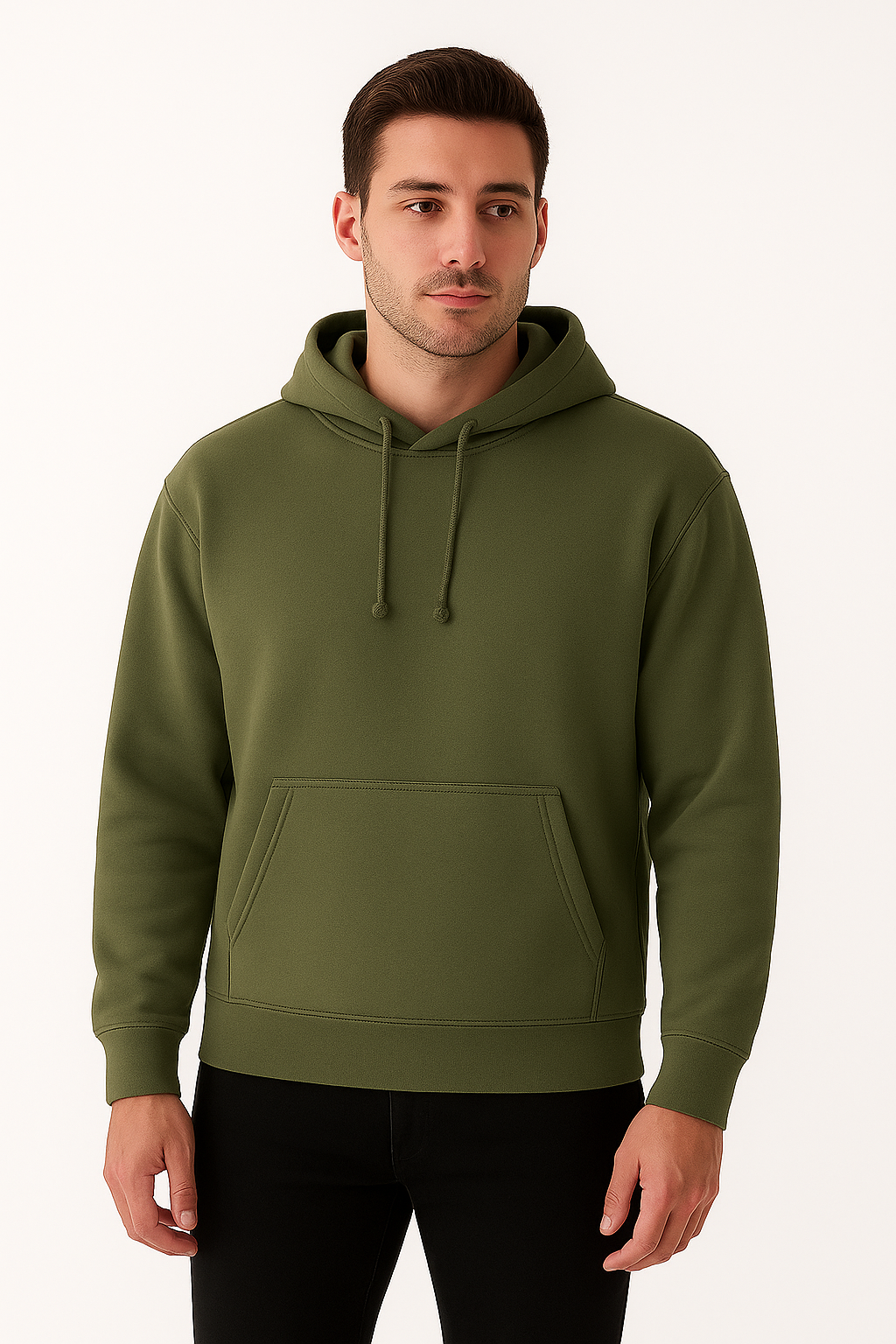 The Essential Olive Hoodie – Premium Comfort Fit