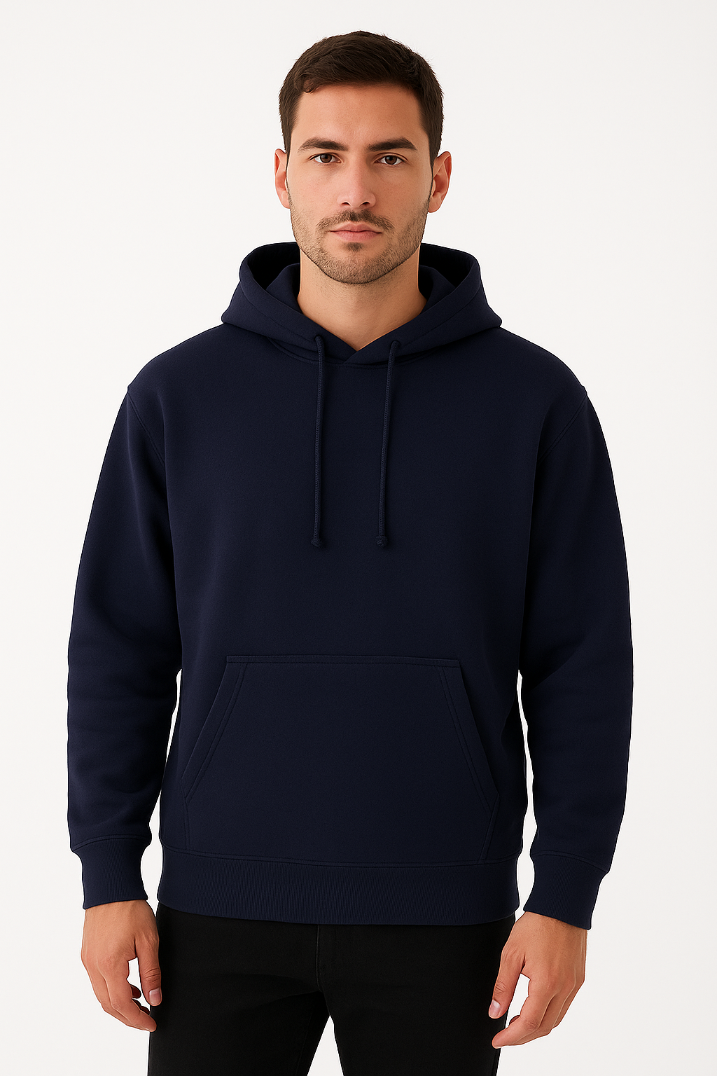 The Essential Navy Hoodie – Premium Comfort Fit